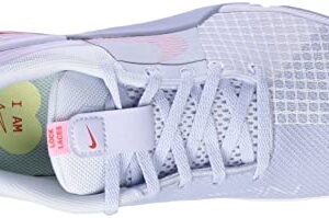 Nike Women's Low-Top Sneakers, soccer grey white blue whispers, 9.5