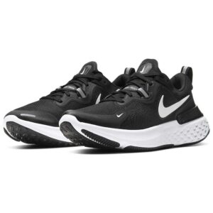 NIKE Men's Stroke Running Shoe, Black White Dk Grey Anthracite Volt, 6