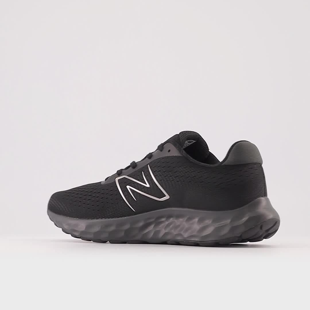 New Balance Men's 520 V8 Running Shoe, Black/Black, 9.5 X-Wide