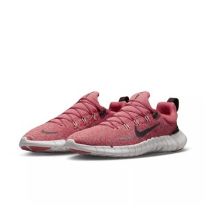 Nike Free Rn 5.0 2021 Mens Shoes, Adobe/Velvet Brown-Lt Crimson, 12 M US