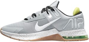 nike men's training gymnastics shoe, lt smoke grey white dk smoke grey limelight gum lt brown, 9