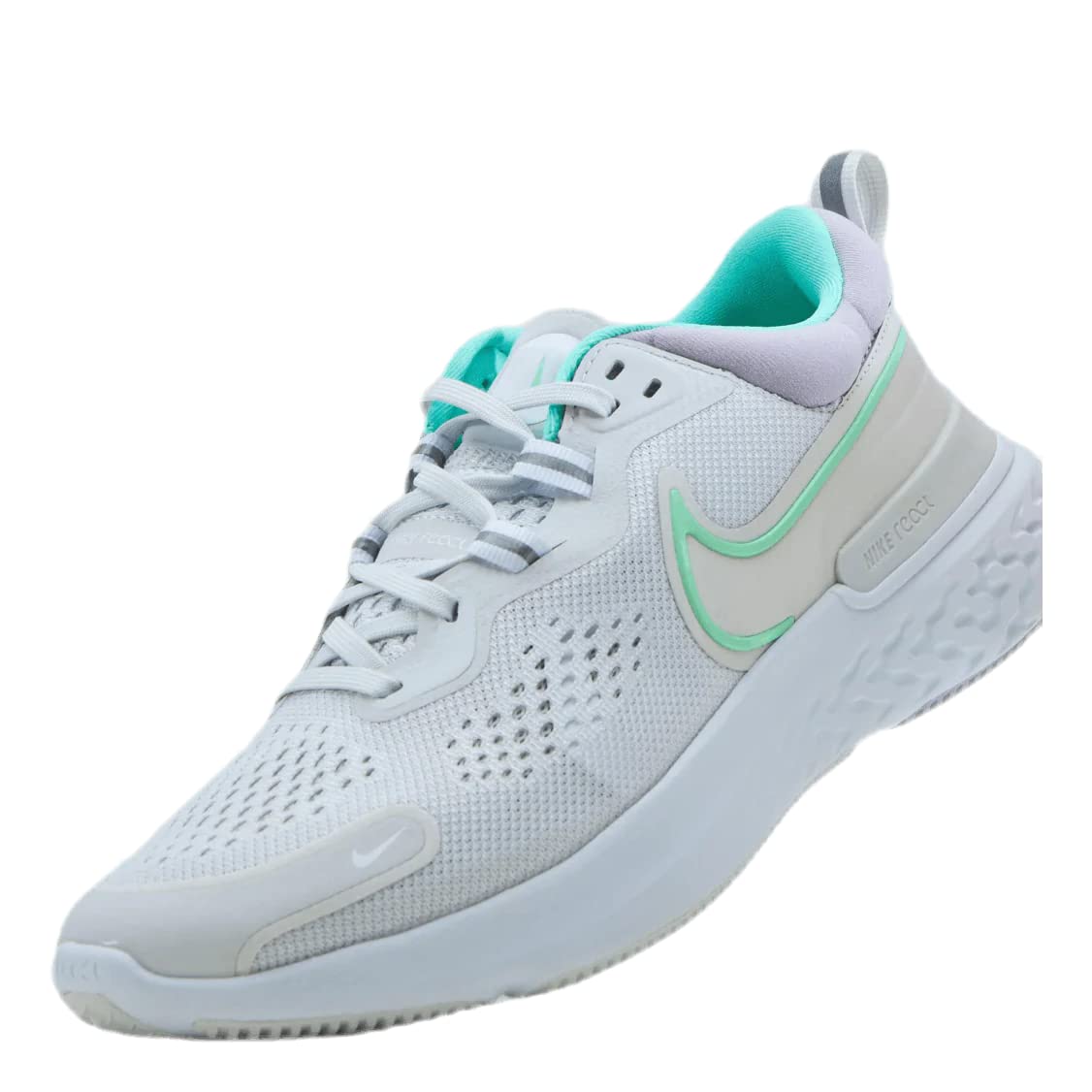 Nike Womens React Miler 2 Athletic and Training Shoes White 6 Medium (B,M)