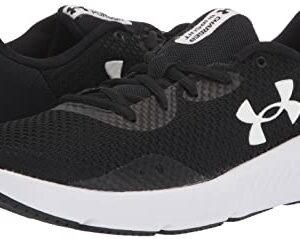 Under Armour Women's Charged Pursuit 3, Black/White, 9.5 Medium US