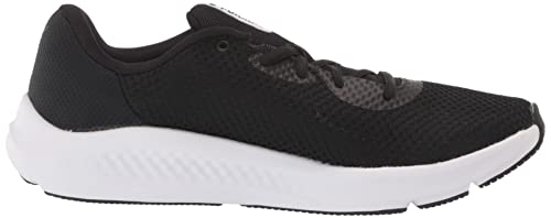 Under Armour Women's Charged Pursuit 3, Black/White, 9.5 Medium US