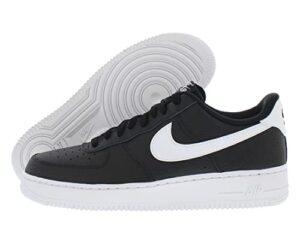 nike men's low-top sneakers basketball shoe, black white, 10.5