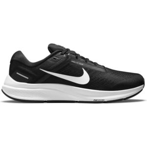 NIKE Air Zoom Structure 24 Men's Trainers Sneakers Road Running Shoes DA8535 (Black/White 001), Black White, 13