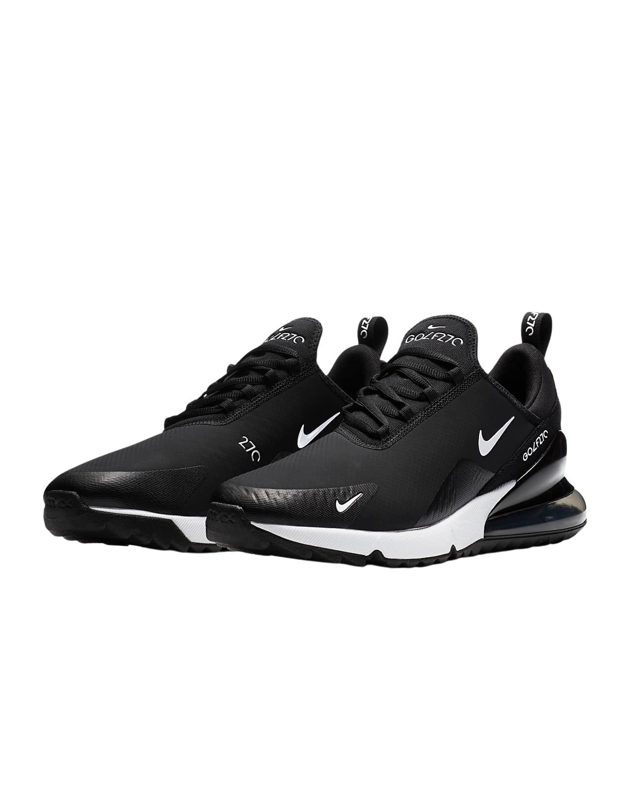 Nike Air Max 270 Golf Men's Black White Limited Edition CK6483-001 (Numeric_9)