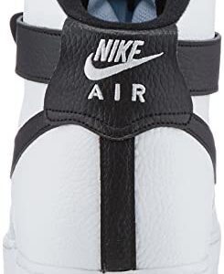 Nike Men's AIR Force 1 '07 Basketball Shoes (7.5) White/Black