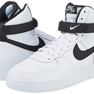 Nike Men's AIR Force 1 '07 Basketball Shoes (7.5) White/Black