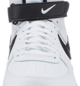 Nike Men's AIR Force 1 '07 Basketball Shoes (7.5) White/Black