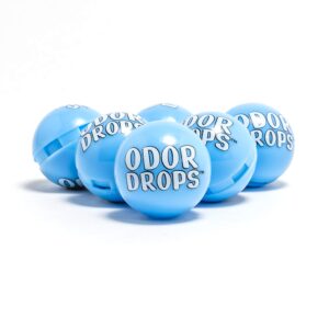 odor drops shoe deodorizer balls for neutralizing shoe odor and refreshing sneakers, gym bags, lockers and cars 6 pack (fresh linen)