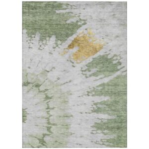 addison rugs chantille acn614 aloe 9' x 12' indoor outdoor area rug, easy clean, machine washable, non shedding, bedroom, living room, dining room, kitchen, patio rug