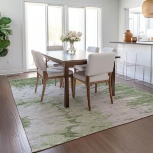 Addison Rugs Chantille ACN614 Aloe 9' x 12' Indoor Outdoor Area Rug, Easy Clean, Machine Washable, Non Shedding, Bedroom, Living Room, Dining Room, Kitchen, Patio Rug