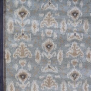 Wallard Design Marchesa Gray Traditional Oriental Style Handmade 100% Wool Rugs & Carpets (9x12)