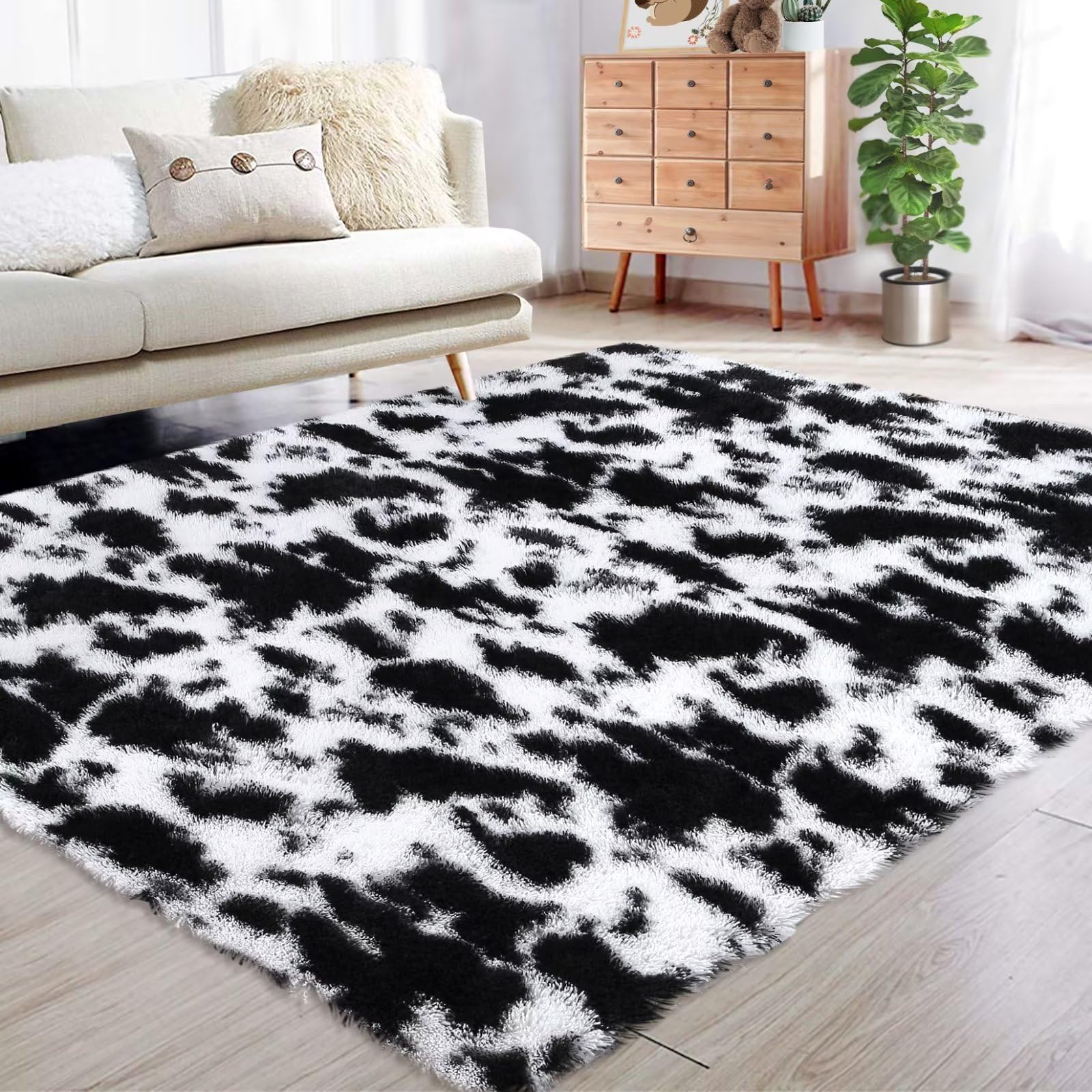 NANAN Area Rugs 9x12 Large Area Living Room Clearance Under 100 Rugs for Bedroom Carpet Fuzzy Rug Soft Rugs for Bedroom Decor