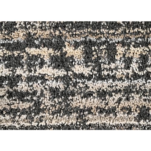 Garland Rug Rumba 9 ft. x 12 ft. Area Rug Cinder Gray/Earth Tone