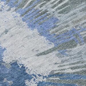 Addison Rugs Chantille ACN645 Blue 9' x 12' Indoor Outdoor Area Rug, Easy Clean, Machine Washable, Non Shedding, Bedroom, Living Room, Dining Room, Kitchen, Patio Rug