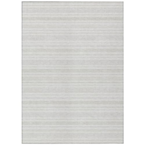 Addison Rugs Chantille ACN531 Ivory 9' x 12 Indoor Outdoor Area Rug, Stain Resistant, Machine Washable, Non Shedding, Bedroom, Living Room, Dining Room, Kitchen Rug