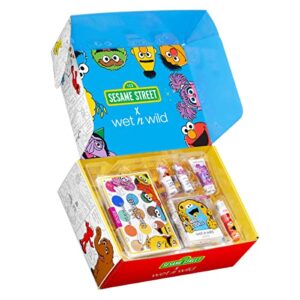 wet n wild Sesame Street Limited Edition PR Box - Makeup Set with Versatile Brushes, Vibrant Buildable & Blendable Palettes & Lip Glosses for Unique Looks, Cruelty-Free & Vegan