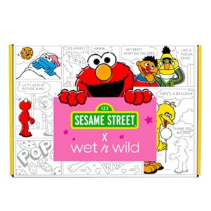 wet n wild Sesame Street Limited Edition PR Box - Makeup Set with Versatile Brushes, Vibrant Buildable & Blendable Palettes & Lip Glosses for Unique Looks, Cruelty-Free & Vegan