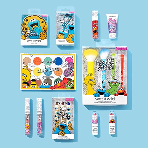 wet n wild Sesame Street Limited Edition PR Box - Makeup Set with Versatile Brushes, Vibrant Buildable & Blendable Palettes & Lip Glosses for Unique Looks, Cruelty-Free & Vegan