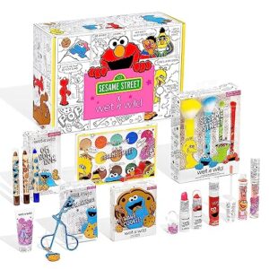 wet n wild Sesame Street Limited Edition PR Box - Makeup Set with Versatile Brushes, Vibrant Buildable & Blendable Palettes & Lip Glosses for Unique Looks, Cruelty-Free & Vegan