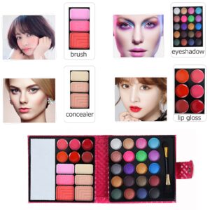 VolksRose Professional All In One Makeup Kit Colorful 20 Eyeshadow, 6 Lip Glosses 3 Blushers 2 Powder 1 Concealer 1 Mirror 1 Brush, Long Lasting Beauty Full Makeup Set, Present Gifts for Girls Women