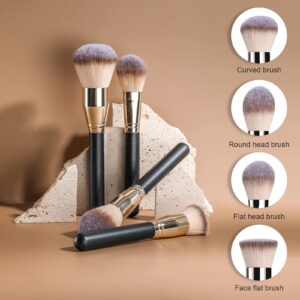 BS-MALL Makeup Brush Set 4 Pcs Premium Foundation Synthetic Powder Concealers Makeup Brushes Big Cosmetic Brushes