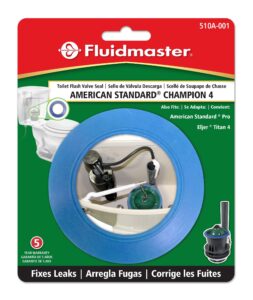 fluidmaster 510a-001-p10 american standard and eljer replacement flush valve seal, blue