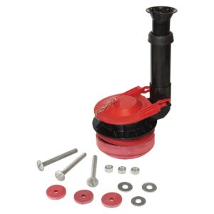 korky 5030bp large flush valve kit, 3 inch, red