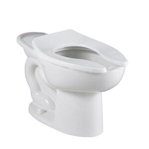 american standard 3455001.020 madera flushometer toilet bowl, white