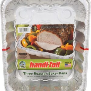 HANDI FOIL Pan Ultra Roaster Baker, 3 CT