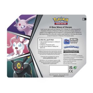 Pokemon Cards: 2022 Spring V Heroes Sylveon V Tin