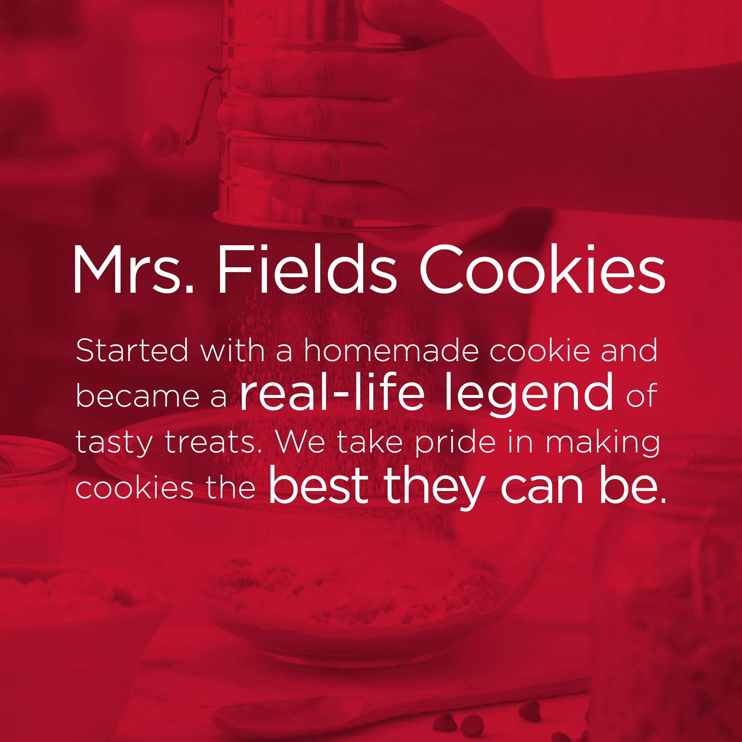 Mrs. Fields - Happy Birthday 30 Nibblers Cookie Tin, Assorted with 30 Nibblers Bite-Sized Cookies in our 5 Signature Cookie Flavors