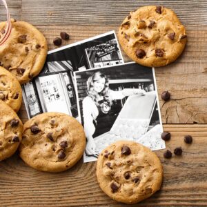 Mrs. Fields - Happy Birthday 30 Nibblers Cookie Tin, Assorted with 30 Nibblers Bite-Sized Cookies in our 5 Signature Cookie Flavors