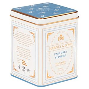 Harney & Sons Earl Grey Supreme, Black Tea, 20 Sachets