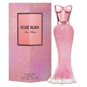 Paris Hilton Rose Rush Eau de Parfum Spray Perfume for Women | Floral and Fruity Fragrance | Notes of Papaya, Peony, Cedar, and White Musk | Feminine | Long-Lasting Scent | 3.4 Fl Oz