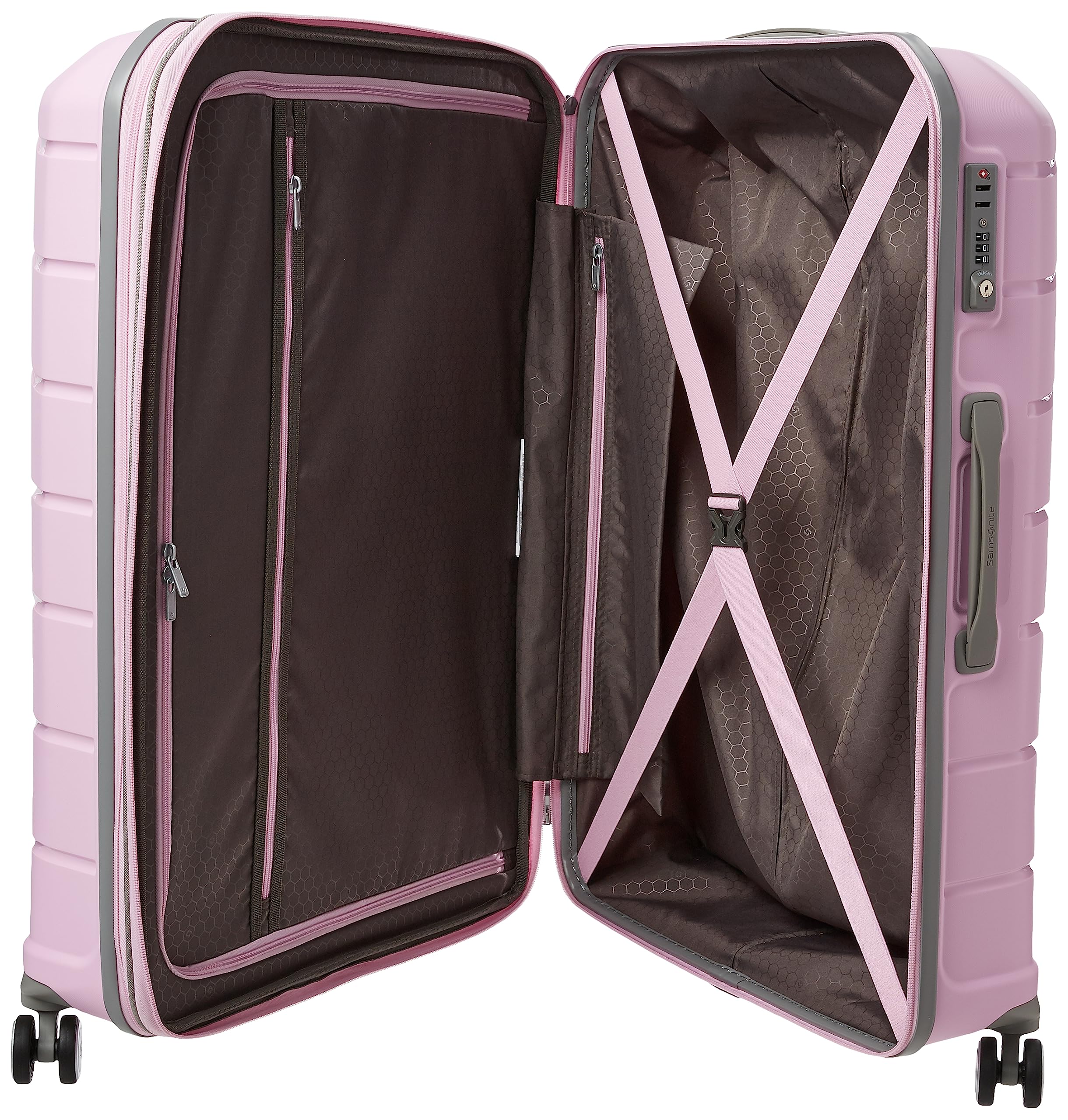 Samsonite Freeform Hardside Expandable Luggage with Spinners | Pink Rose | 2PC SET (Carry-on/Large)