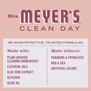 Mrs. Meyer's Clean Day Liquid Hand Soap Rose (12.5 Fl Oz (Pack of 3))