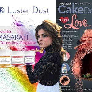 BAKELL Edible Luster Dust & Paint | Rose Gold LUSTER DUST Edible Powder | KOSHER Certified | Halal Certified Paint, Powder & Dust | 100% Edible & Food Grade| Cakes, Vegan Paint & Dust (Rose Gold)