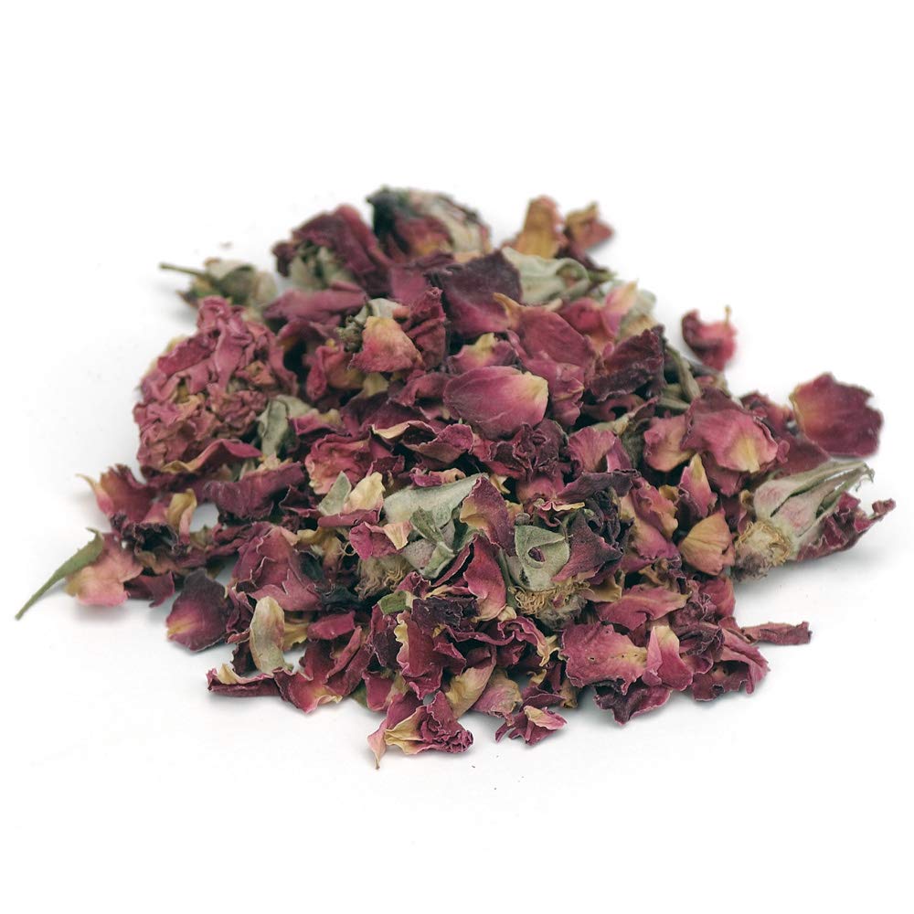 Starwest Botanicals Red Rose Buds and Petals, 1 Pound