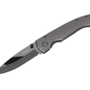 Boker Plus 01BO035 Anti-MC Folding Knife with 3-1/4 in. Straight Edge Blade, Titanium, Black, One Size