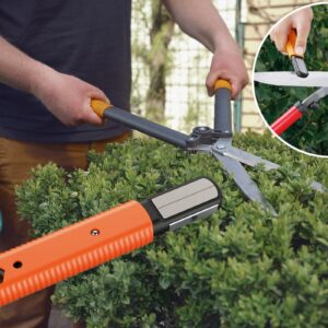 Multi Garden Tool Blade Sharpener - For Sharpening Lawn Mower Blades, Garden Pruners, Axe, Machete, Hedge Shears, Scissors, Hatchets, Pocket Knife Sharpener, speedy sharp sharpener