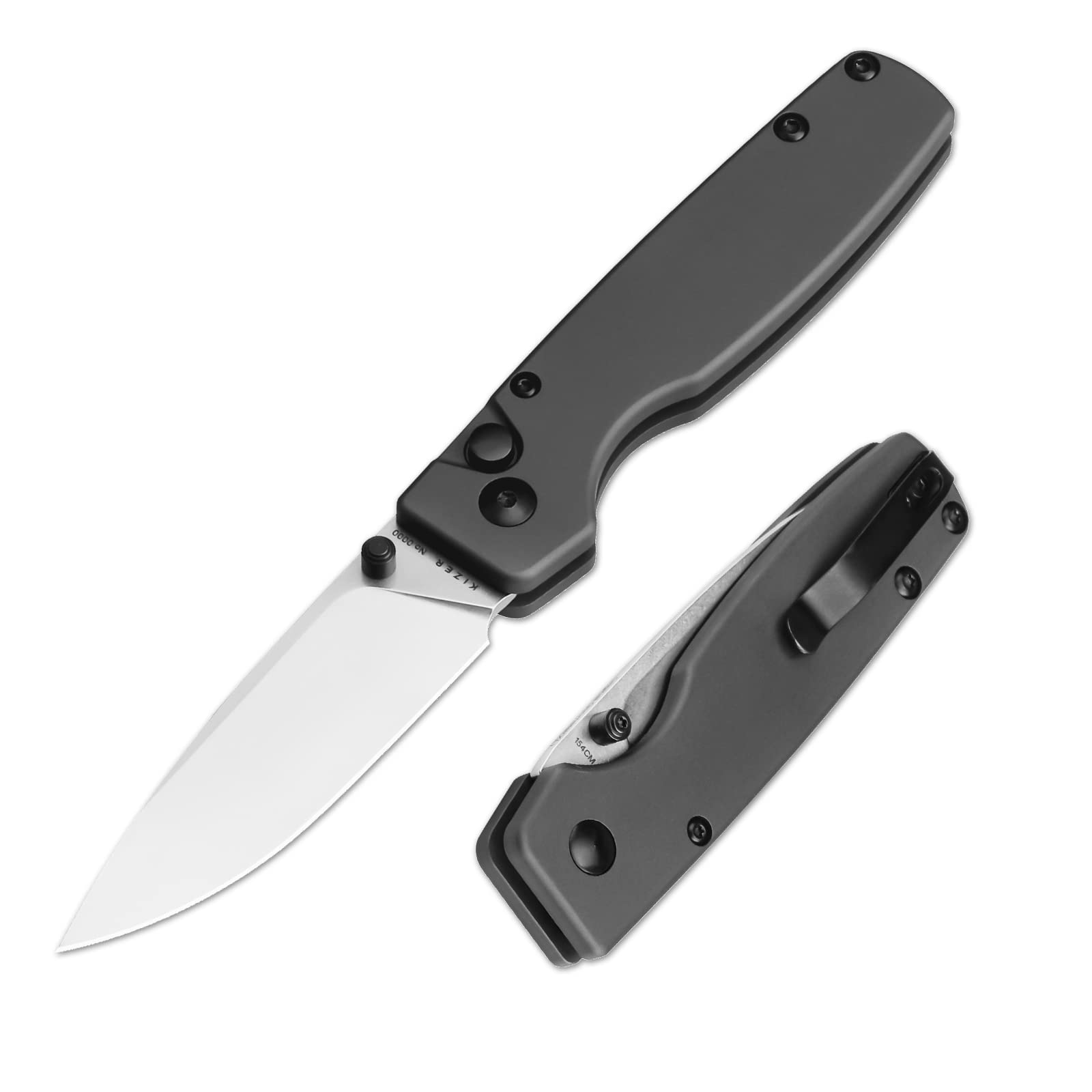 Kizer Original(XL) Pocket Knife 3.27 Inches 154CM Steel Blade Folding Tools Aluminium Handle EDC Knife V4605C2