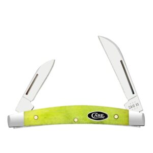 Case xx Knives Small Congress Green Apple Bone 53032 Stainless Pocket Knife