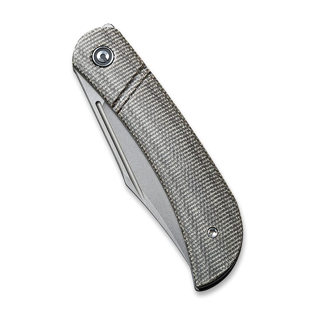 CIVIVI Appalachian Drifter Slip Joint Folding Knife, Non-Locking Pocket Knife with 2.96 inch S35VN Clip Point Blade and Micarta Handle,Good for Camping Hunting EDC C2015C