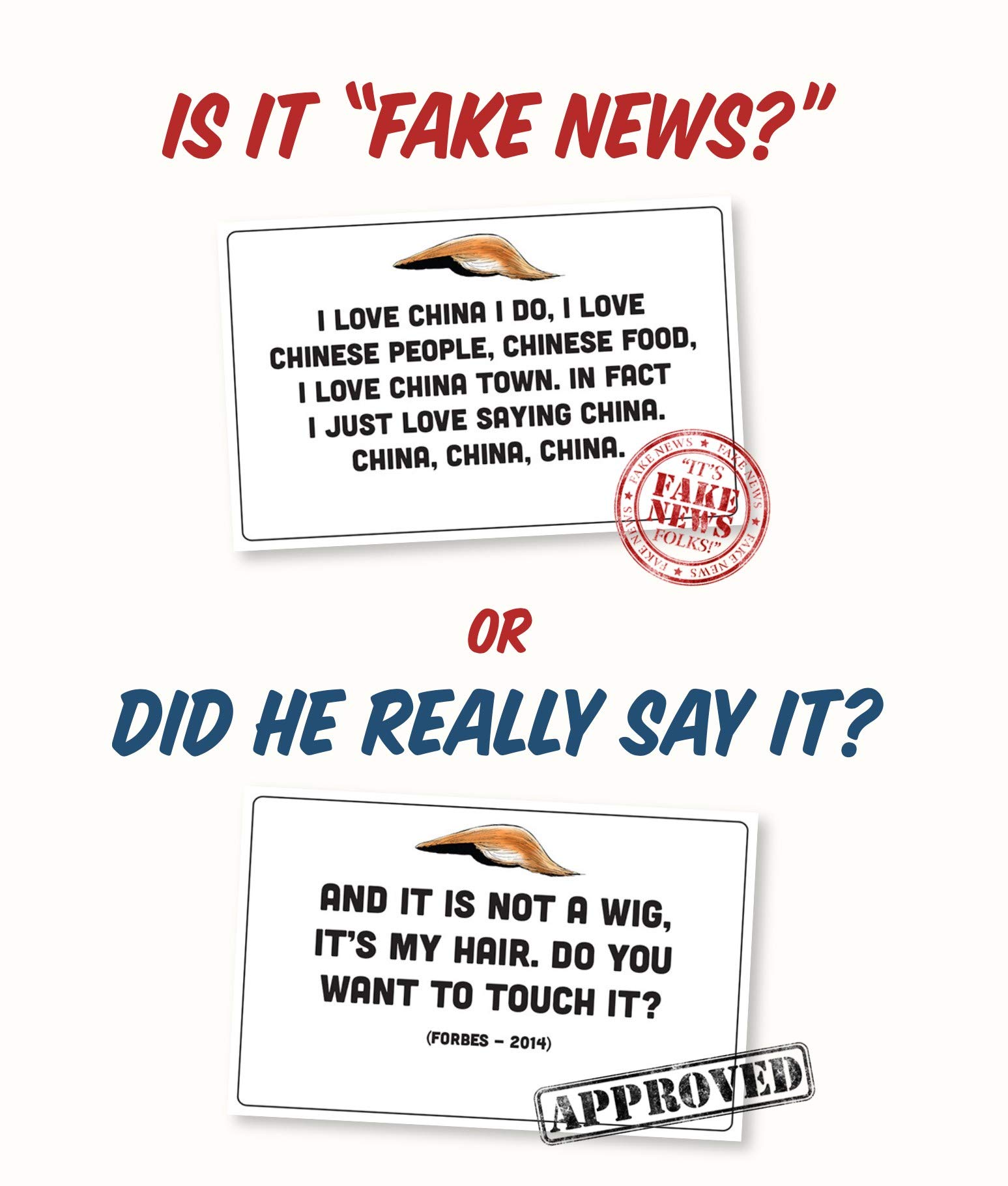 Trump Cards - Fake News or Real Trump?