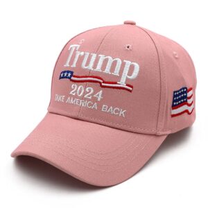 Trump 2024 Hat, Donald Trump 2024 Cap Keep America Great MAGA USA Embroidery Adjustable Baseball Cap