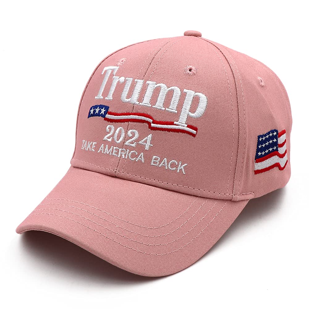 Trump 2024 Hat, Donald Trump 2024 Cap Keep America Great MAGA USA Embroidery Adjustable Baseball Cap