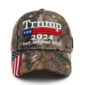 Trump Merchandise Trump Hat Donald Trump 2024 Hat Take America Back MAGA Hat USA Embroidery Adjustable Baseball Cap